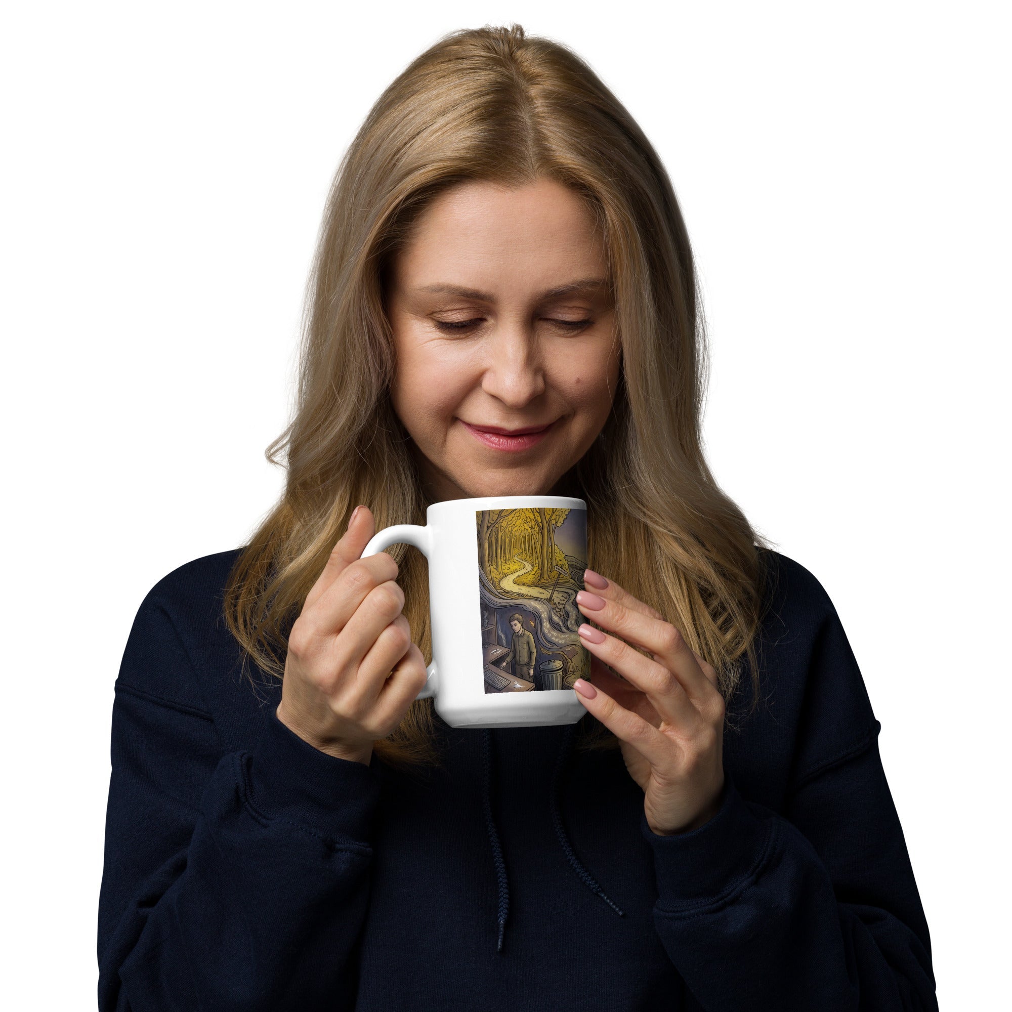 The Publisher-I, White glossy mug - Philip Charles Williams