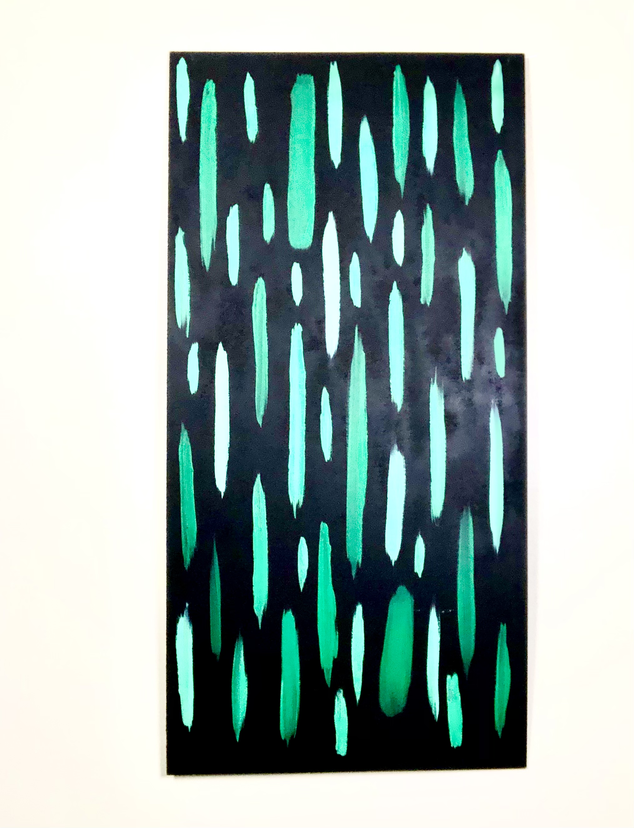 FIRE & RAIN (Black & Green) - Philip Charles Williams