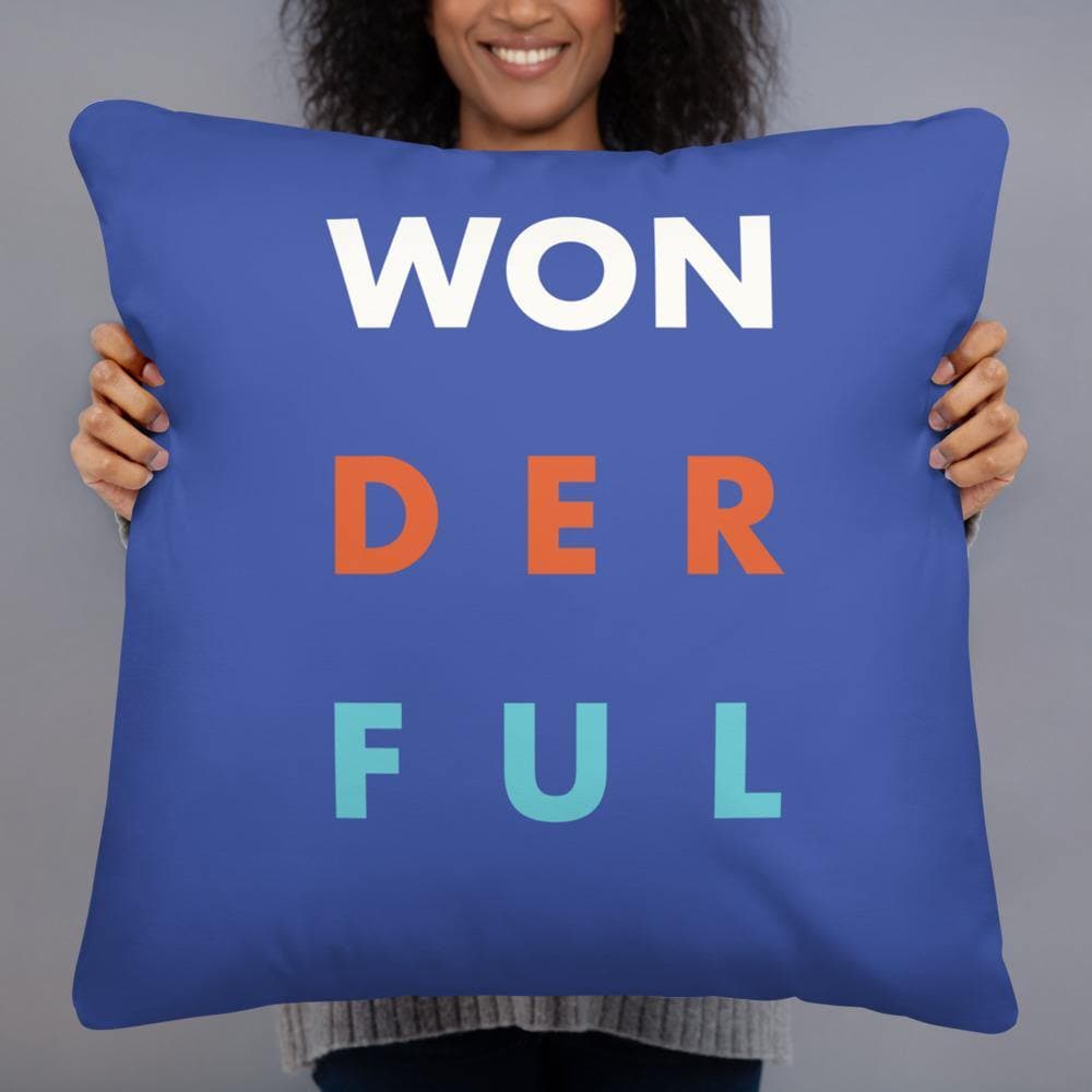 WON-DER-FUL (#1)- Basic Pillow - Philip Charles Williams