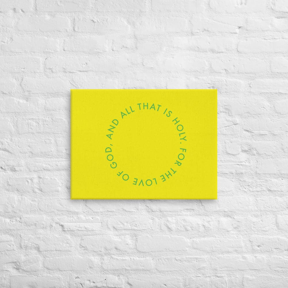 And all that is holy... (1) - Acid - Free, PH - neutral, and Fade - Resistant Canvas - Philip Charles Williams