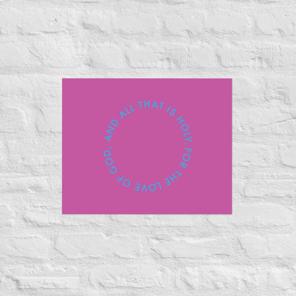 And all that is holy... (2) - Museum - quality Poster: giclée print on archival, acid - free paper - Philip Charles Williams