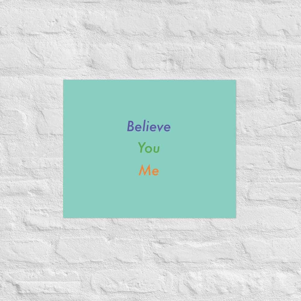 Believe You Me (1) - Museum - quality Poster: giclée print on archival, acid - free paper - Philip Charles Williams