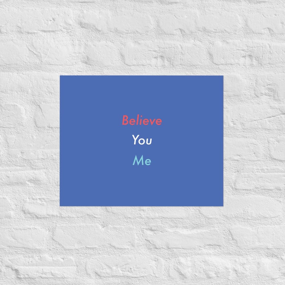 Believe You Me (2) - Museum - quality Poster: giclée print on archival, acid - free paper - Philip Charles Williams