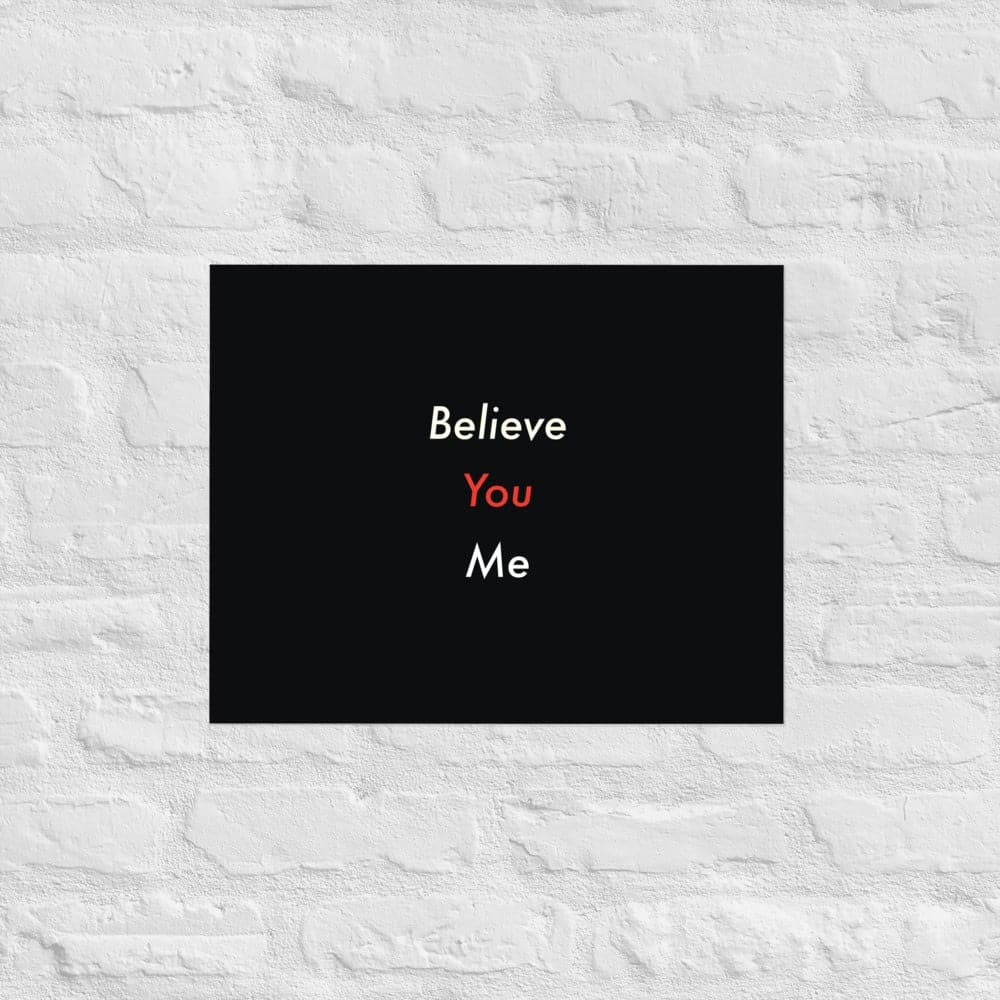 Believe You Me (3) - Museum - quality Poster: giclée print on archival, acid - free paper - Philip Charles Williams