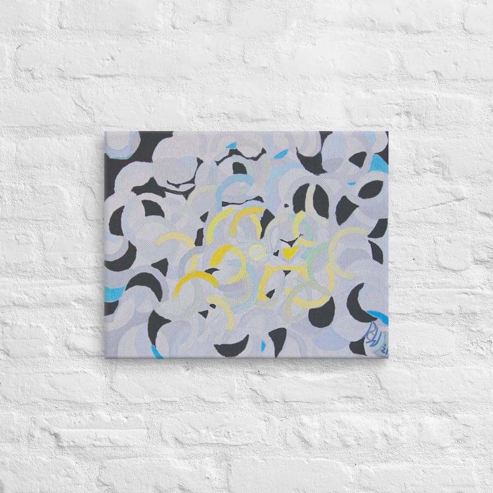 October Moon Canvas (16 x 20 inches)