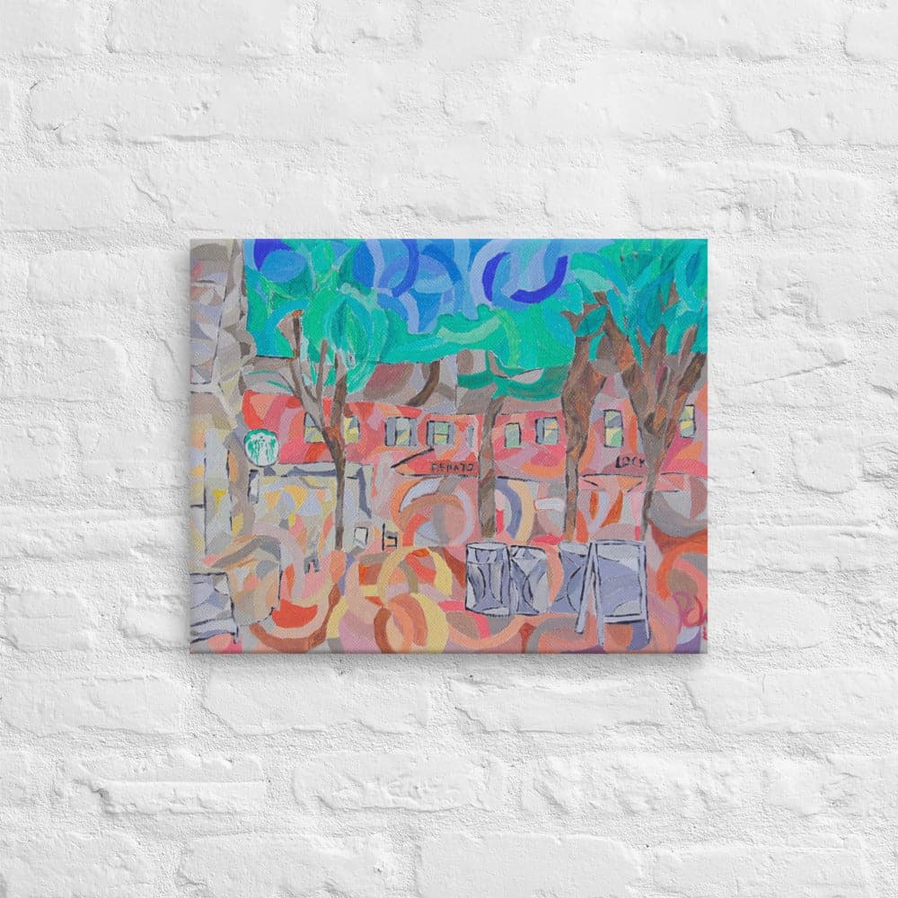 The Village Canvas (16 x 20 inches)