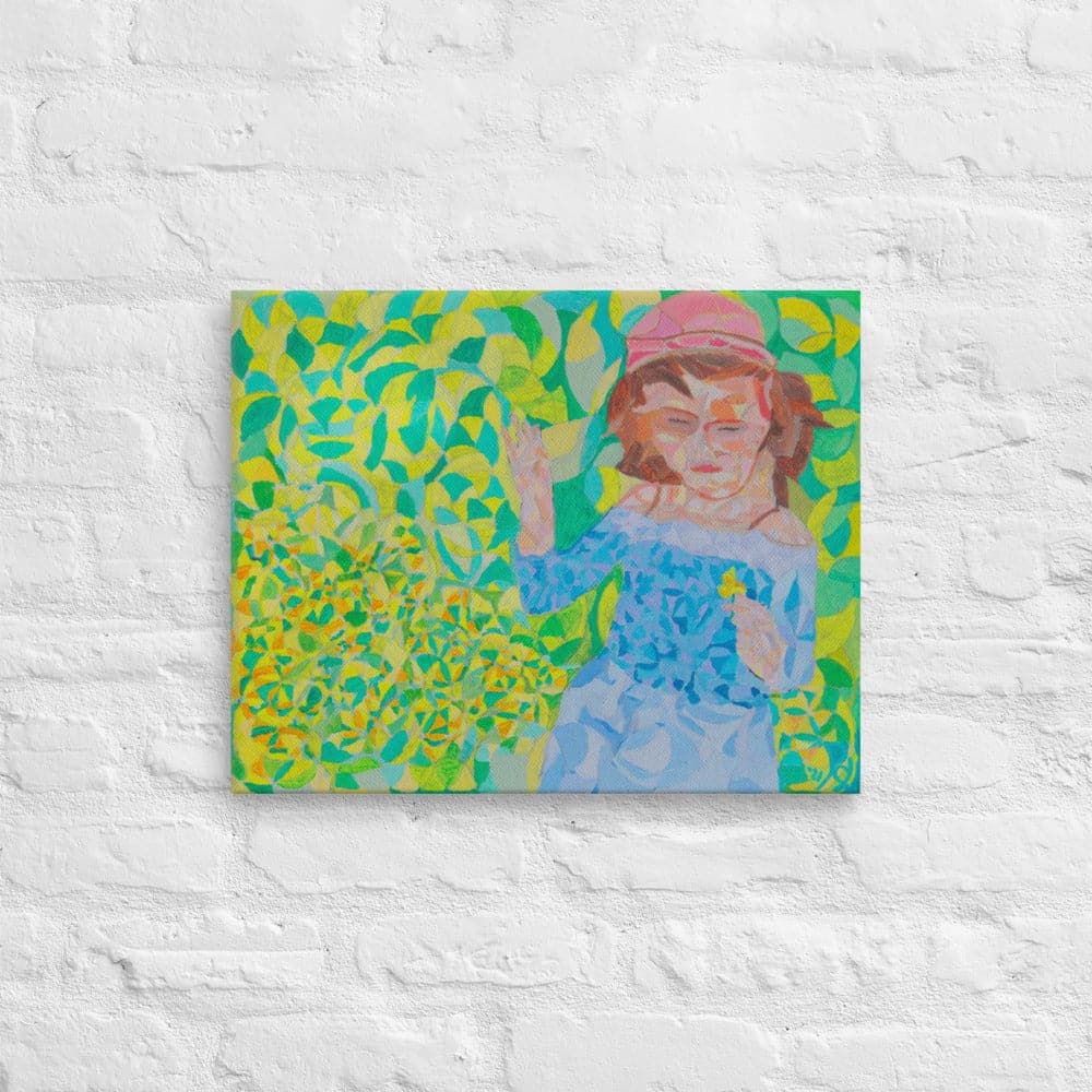 Counting the Daisies Canvas (16 x 20 inches)
