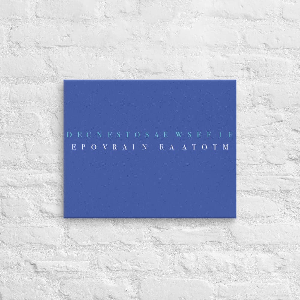 Conversations (#1)- Acid-Free, PH-neutral, and Fade-Resistant Canvas