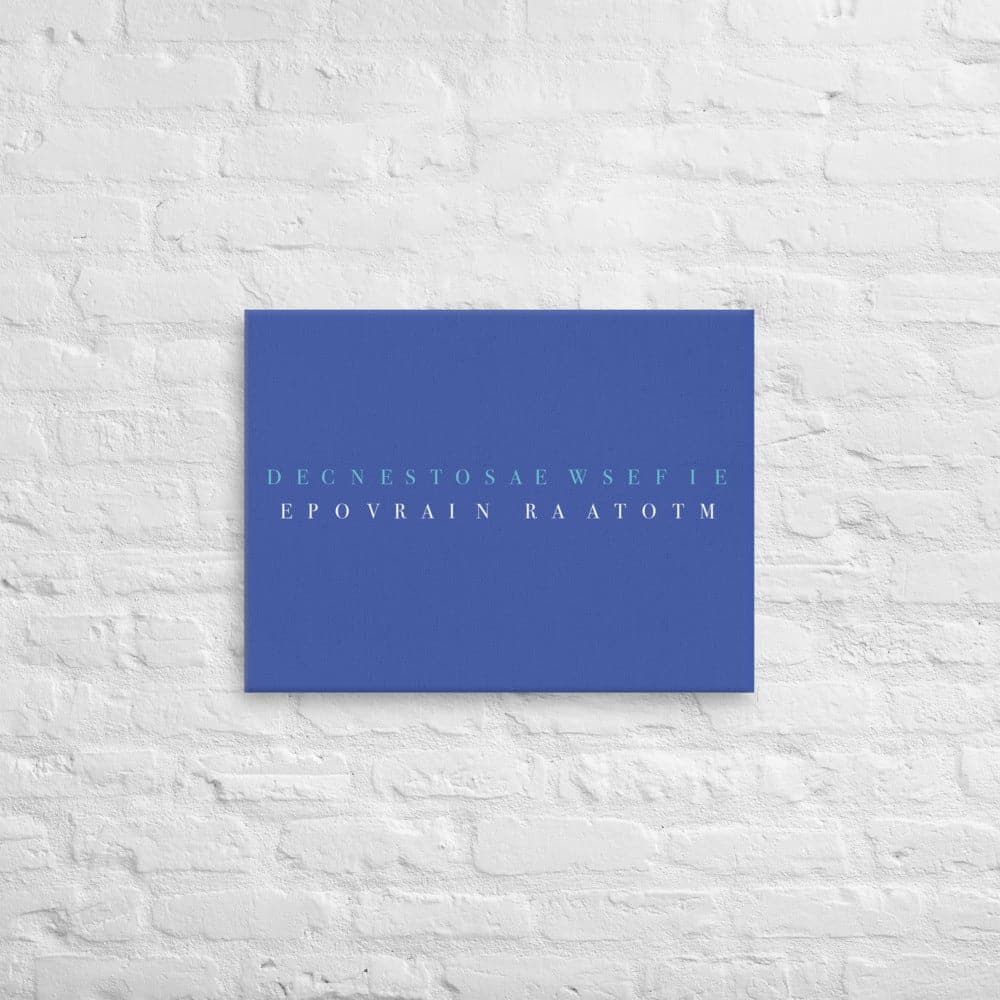 Conversations (#1)- Acid-Free, PH-neutral, and Fade-Resistant Canvas