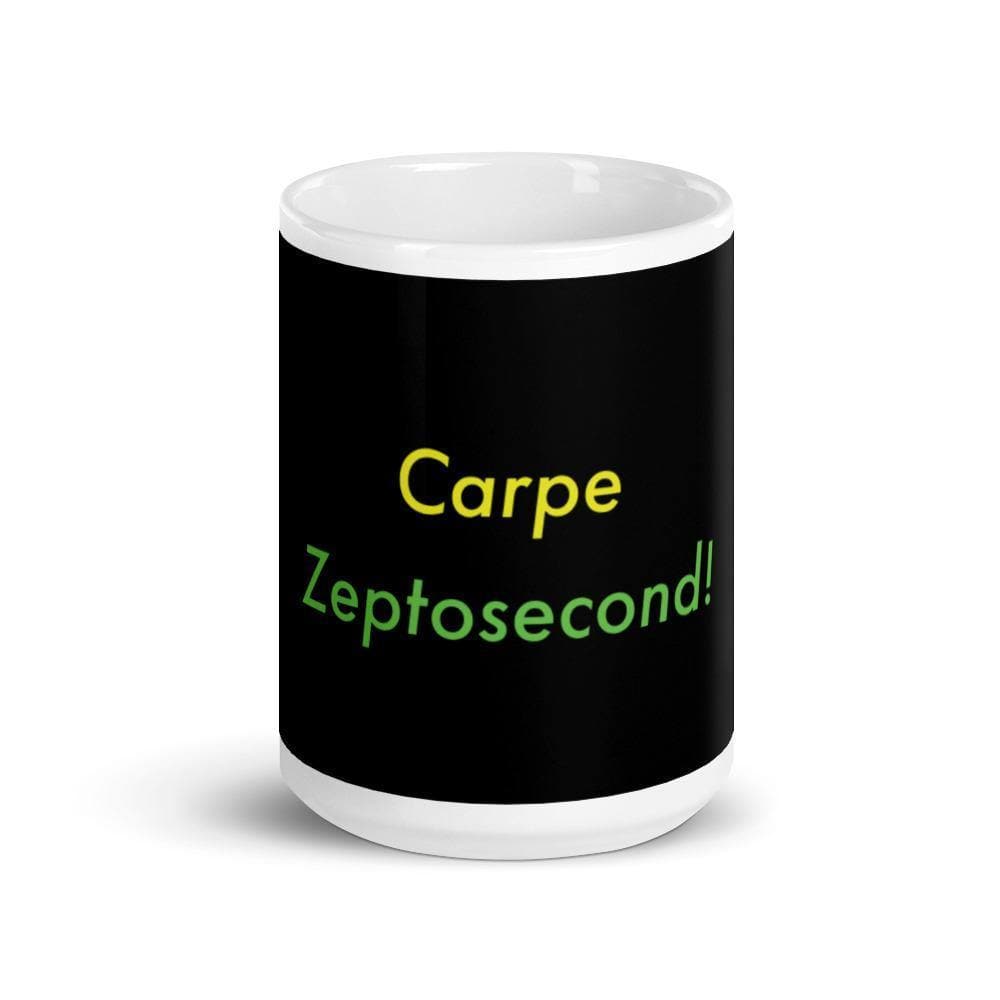 Carpe Zeptosecond! (3) Mug - Philip Charles Williams