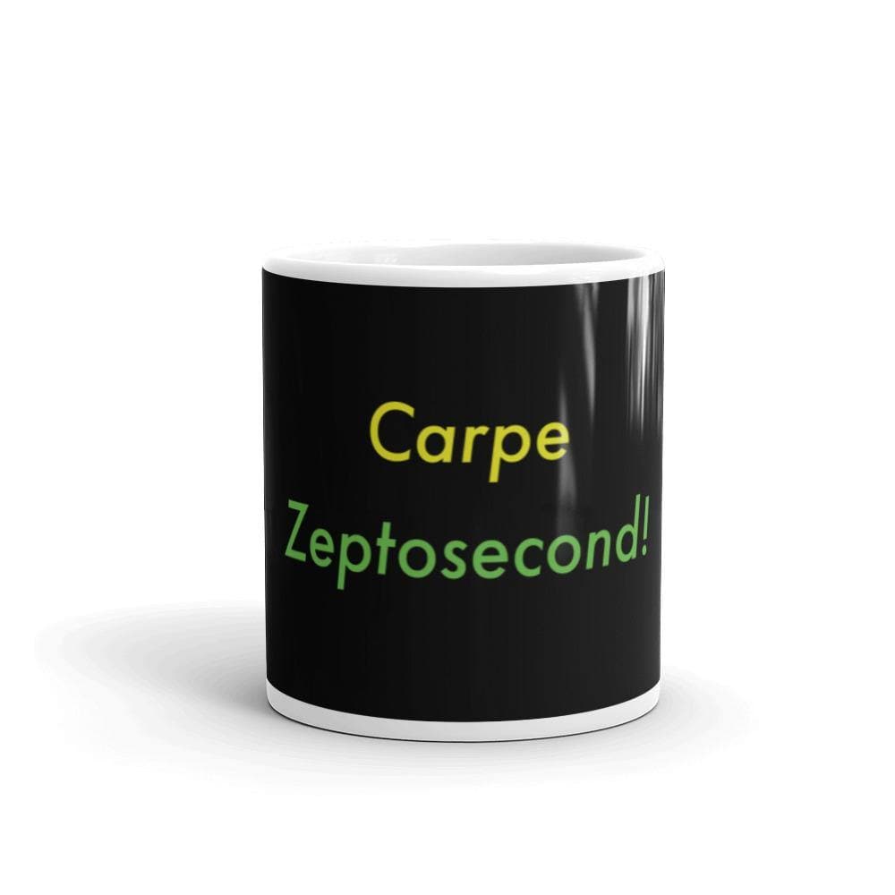Carpe Zeptosecond! (3) Mug - Philip Charles Williams