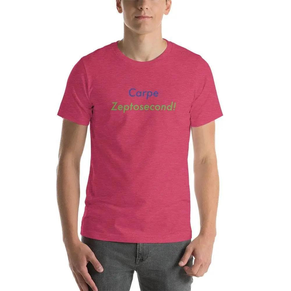 Carpe Zeptosecond! - Short - Sleeve Unisex T-Shirt - Philip Charles Williams