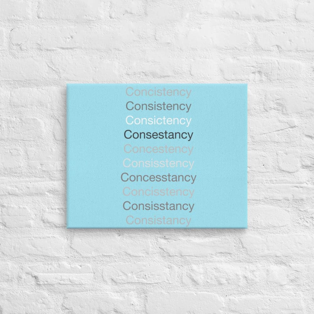 Consistency... (3) - Acid - Free, PH - neutral, and Fade - Resistant Canvas - Philip Charles Williams