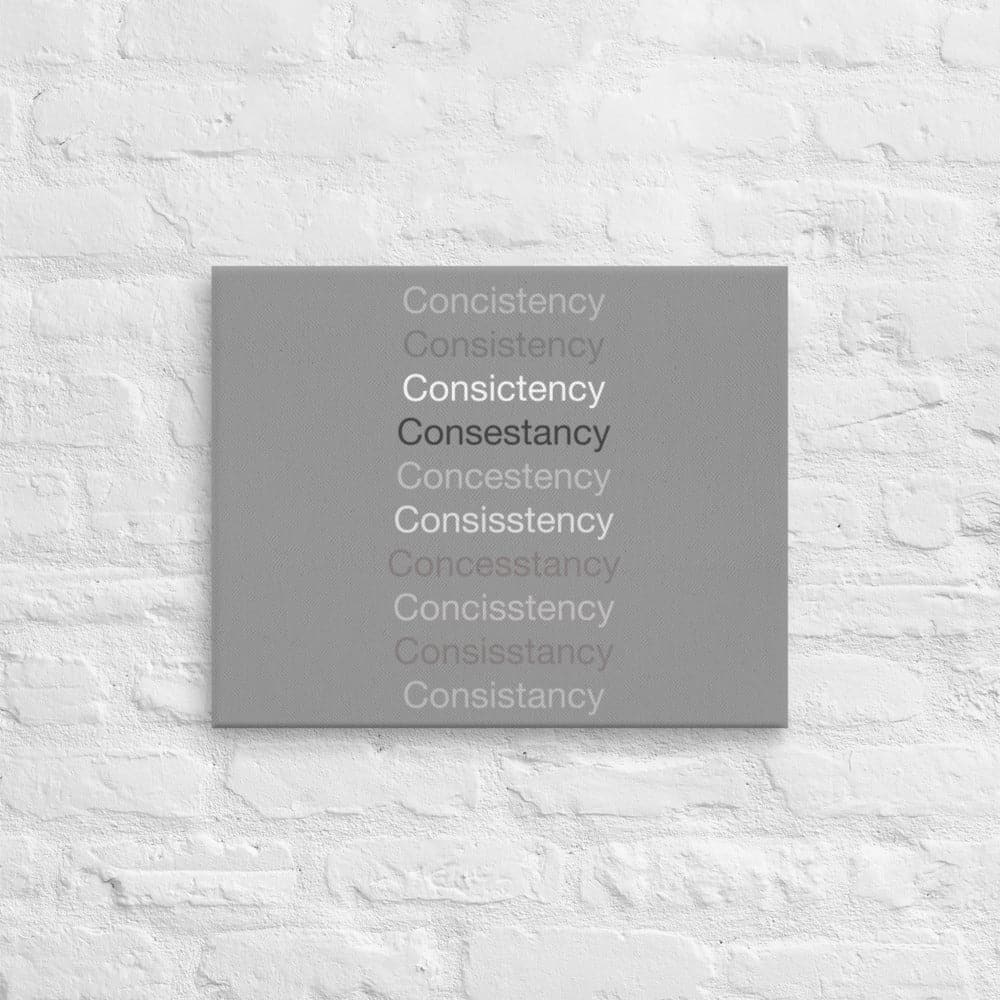 Consistency... (6) - Acid - Free, PH - neutral, and Fade - Resistant Canvas - Philip Charles Williams
