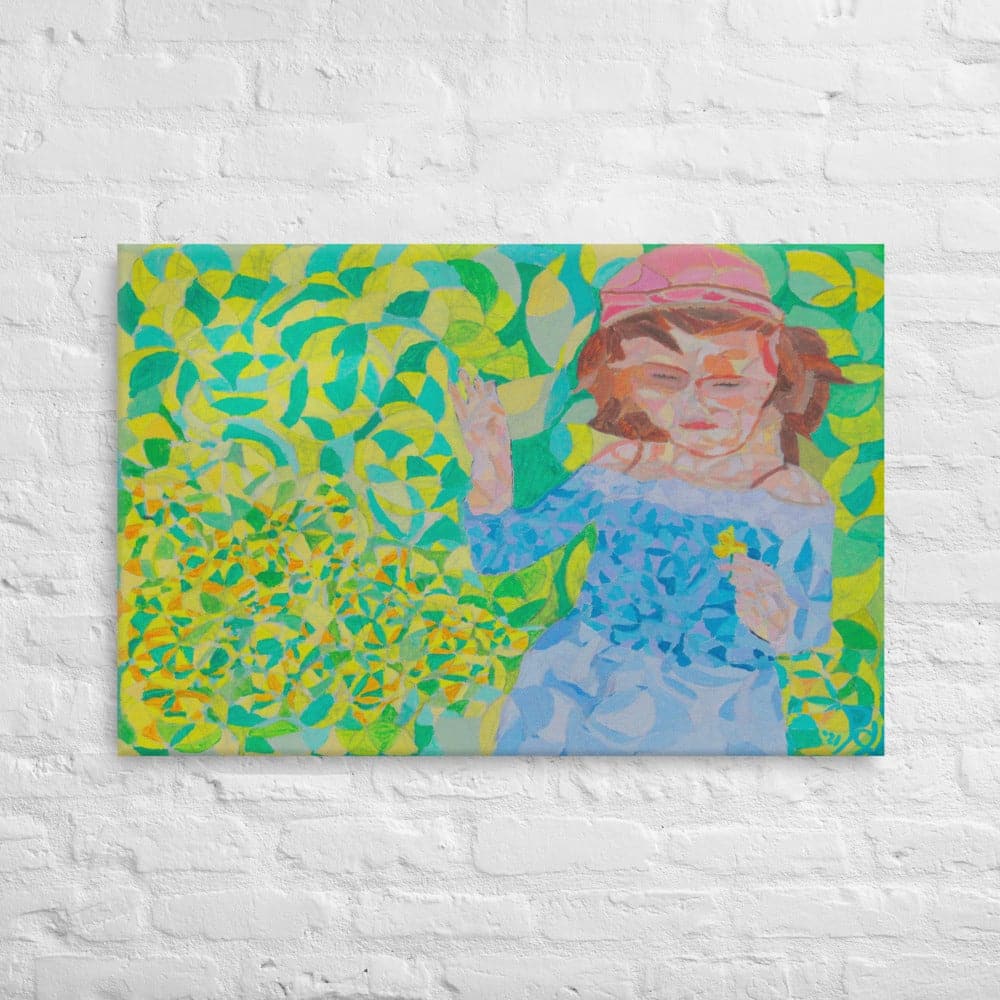 Counting the Daisies Canvas (24 x 36 inches) - Philip Charles Williams