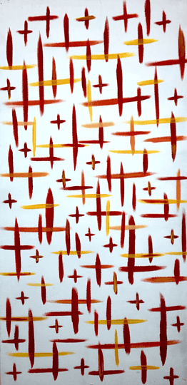 FIRE & RAIN (White & Red) - Philip Charles Williams