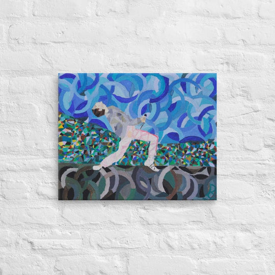 Freddie at Wembley Canvas (16 x 20 inches) - Philip Charles Williams