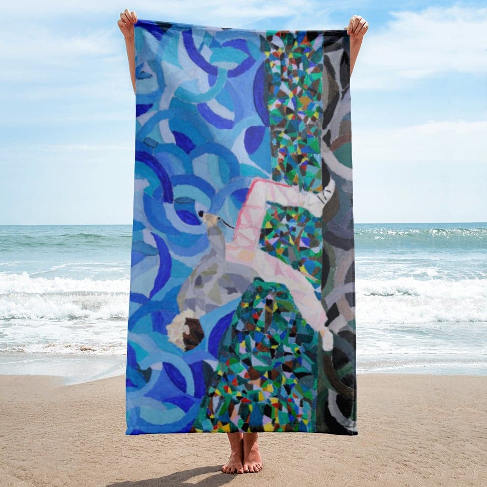 Freddie at Wembley Towel - Philip Charles Williams