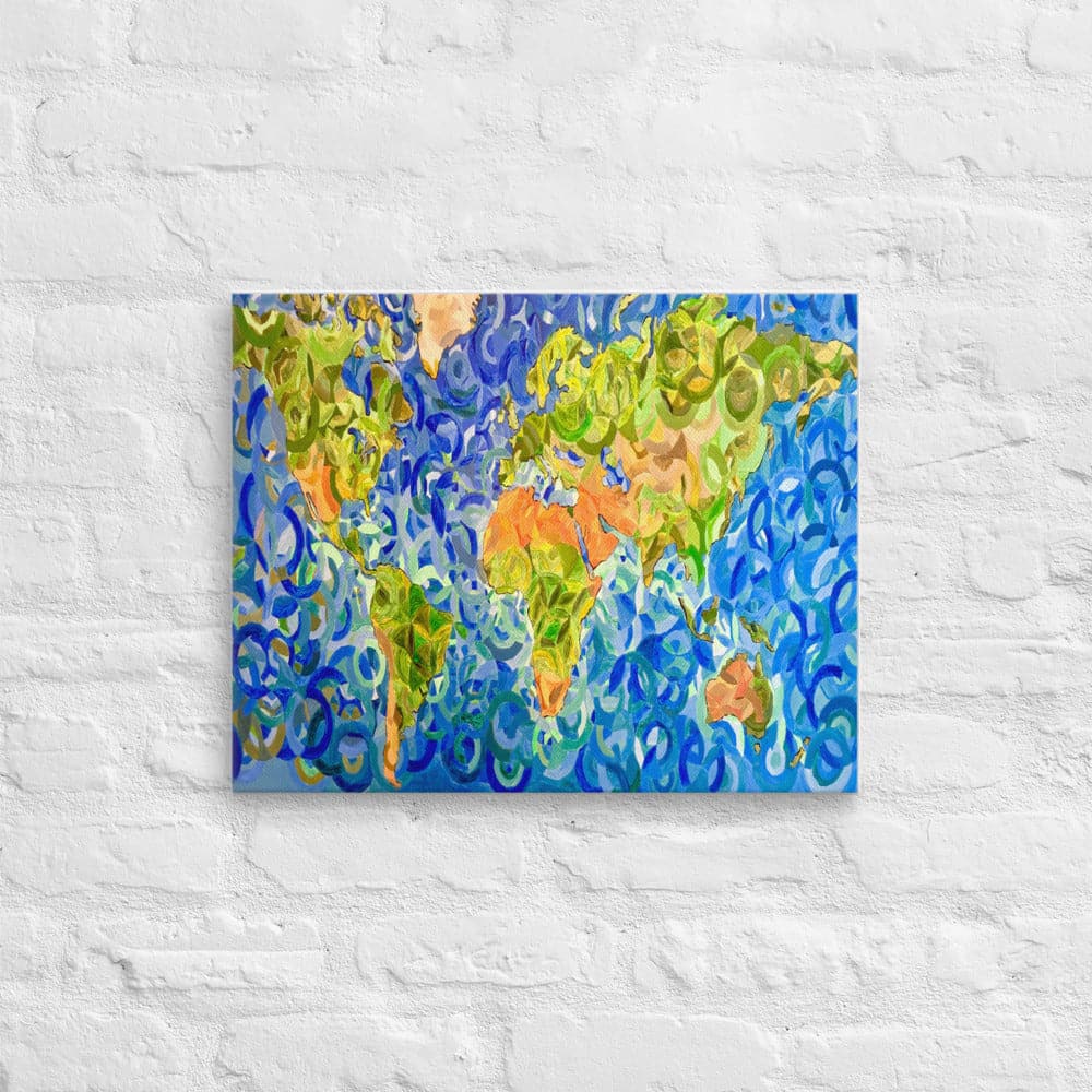 Global Perceptions - I Canvas_Full (16 X 20 inches) - Philip Charles Williams