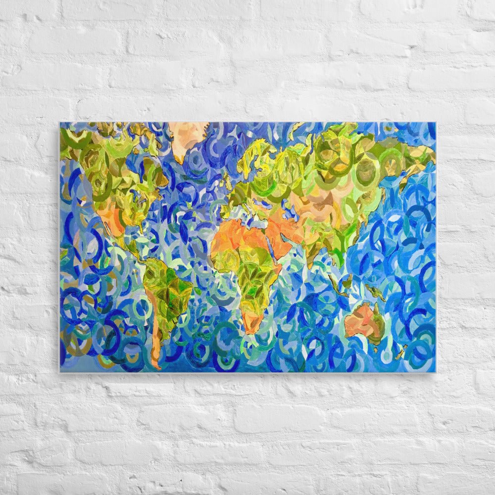 Global Perceptions - I Canvas_Full (24 X 36 inches) - Philip Charles Williams