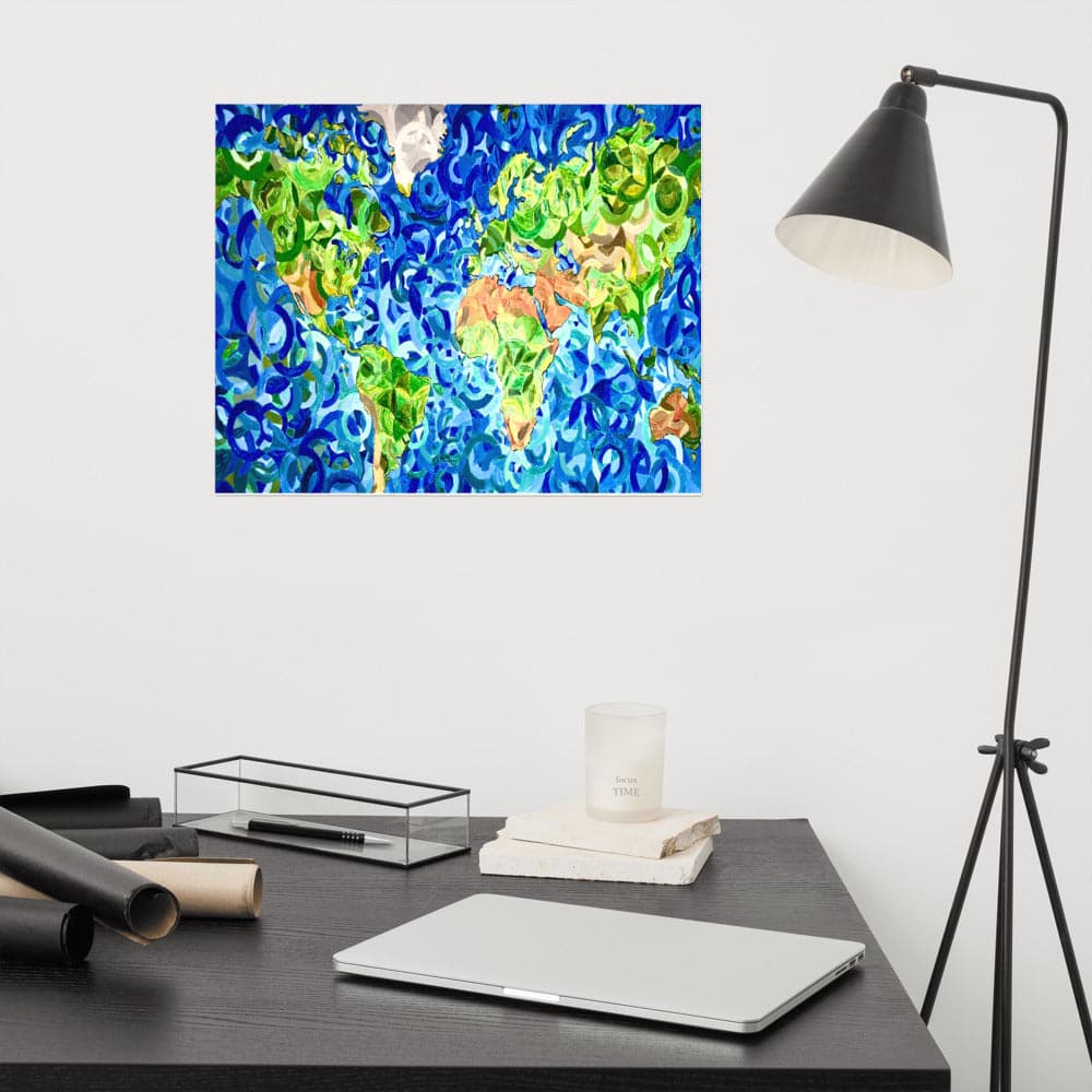 Global Perceptions - I Poster - Philip Charles Williams