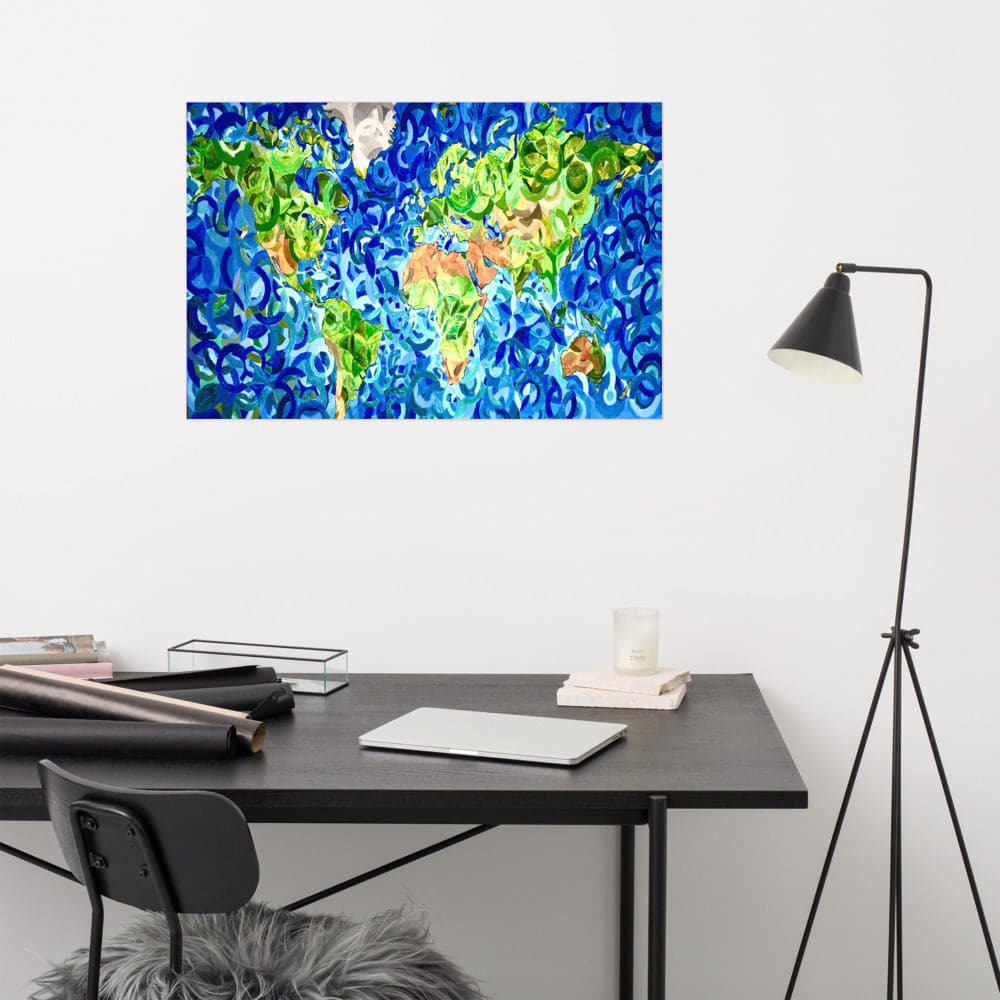 Global Perceptions - I Poster - Philip Charles Williams