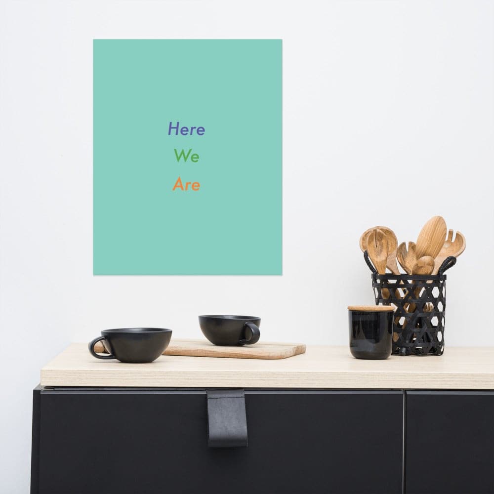 Here We Are (1) - Museum - quality Poster, giclée - printed on archival, acid - free paper - Philip Charles Williams
