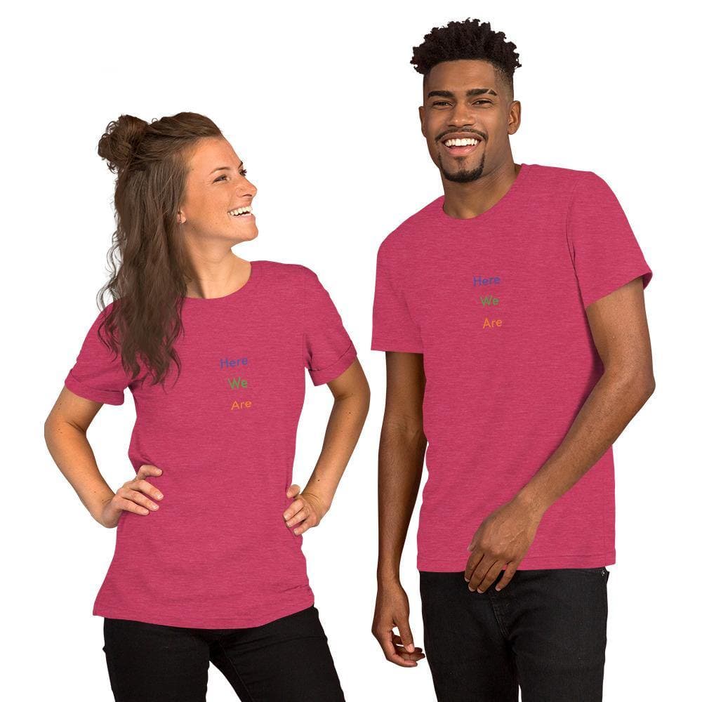 Here We Are (1) - Short - Sleeve Unisex T-Shirt - Philip Charles Williams