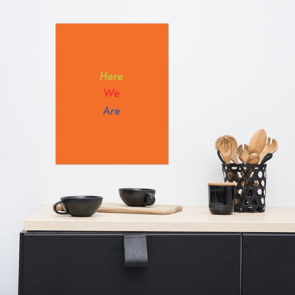 Here We Are (3) - Museum - quality Poster, giclée - printed on archival, acid - free paper` - Philip Charles Williams