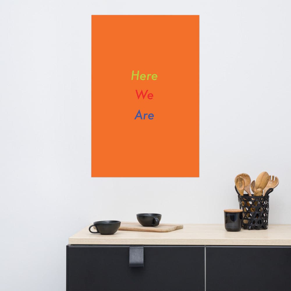 Here We Are (3) - Museum - quality Poster, giclée - printed on archival, acid - free paper` - Philip Charles Williams