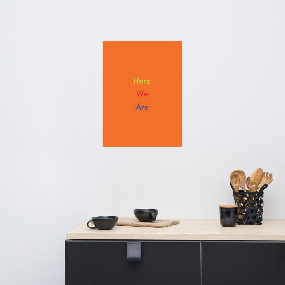Here We Are (3) - Museum - quality Poster, giclée - printed on archival, acid - free paper` - Philip Charles Williams