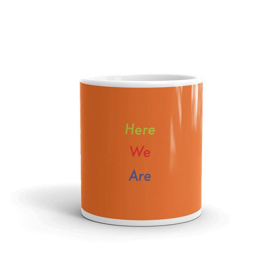 Here We Are (Orange) - Mug - Philip Charles Williams