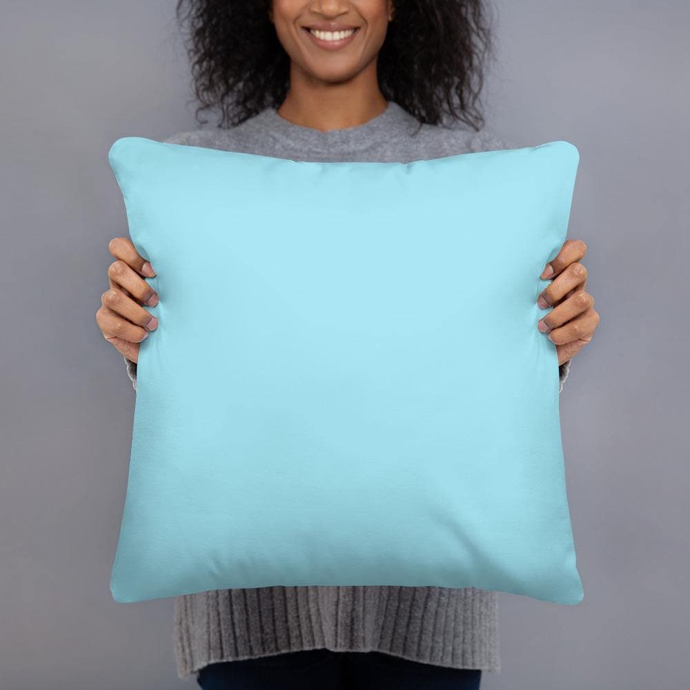 How Many Times Do I Need To Repeat Myself? (Orange) Basic Pillow - Philip Charles Williams