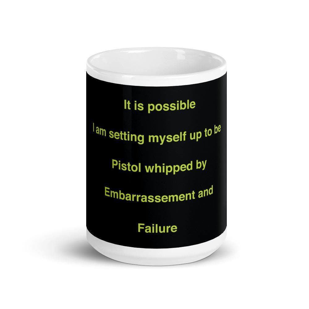 It Is Possible I am Setting My Self Up (Black) - Mug - Philip Charles Williams