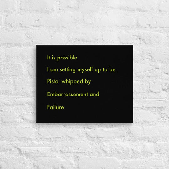 It is possible I'm setting myself up... (5) - Acid - Free, PH - neutral, and Fade - Resistant Canvas - Philip Charles Williams