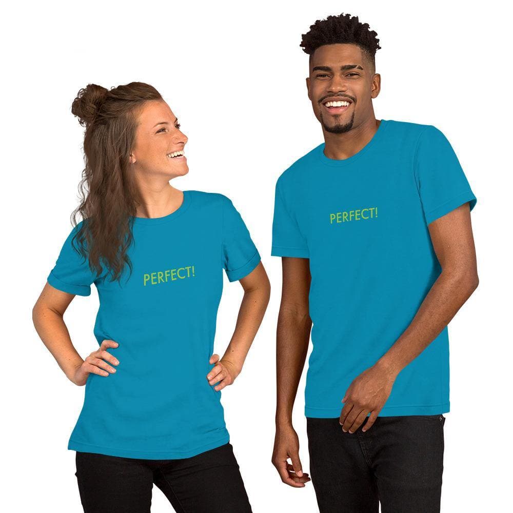 Perfect! (Green) - Short - Sleeve Unisex T-Shirt - Philip Charles Williams