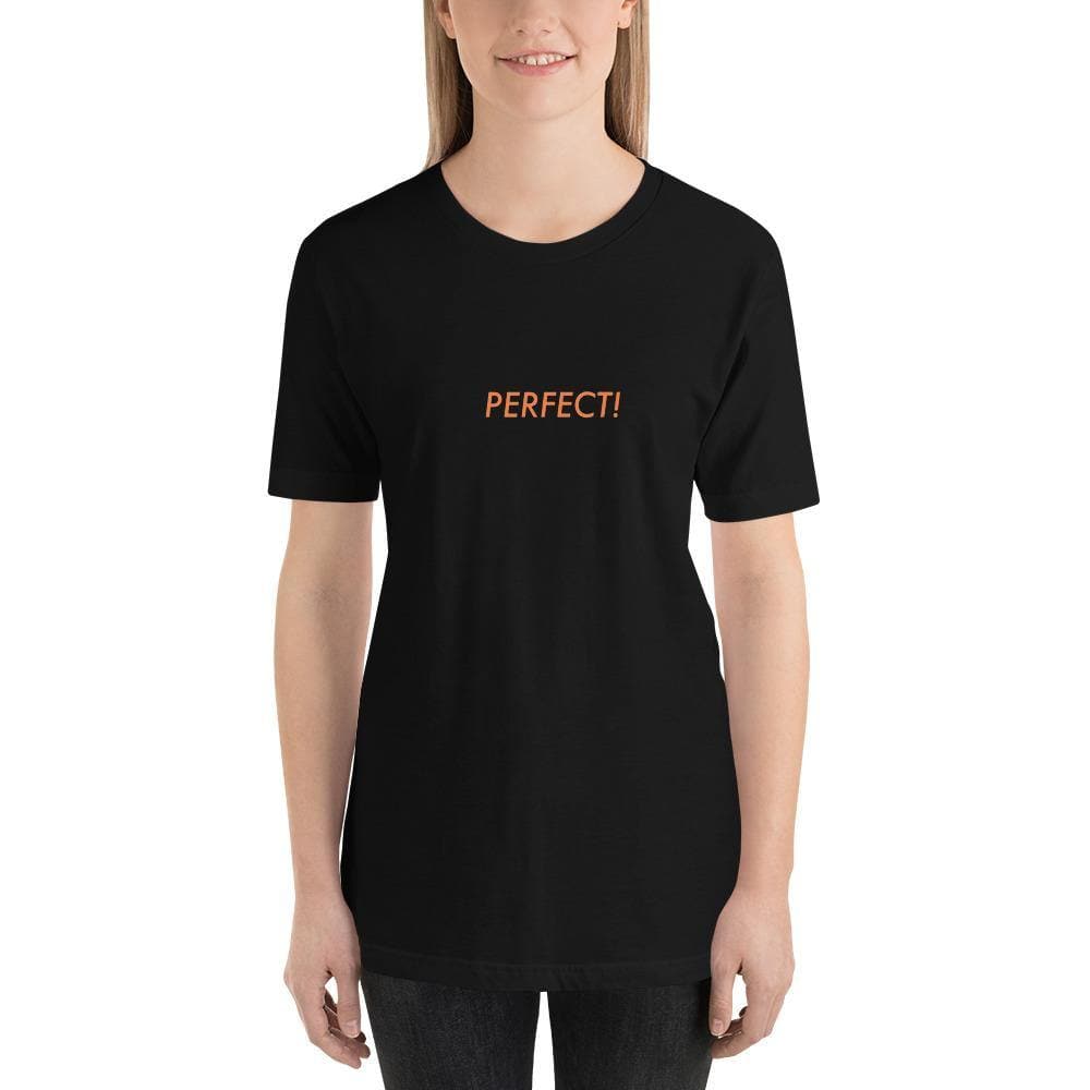 Perfect! (Orange) - Short - Sleeve Unisex T-Shirt - Philip Charles Williams