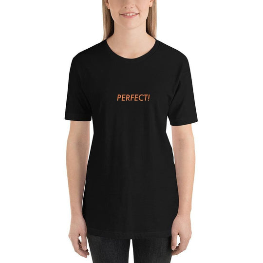 Perfect! (Orange) - Short - Sleeve Unisex T-Shirt - Philip Charles Williams
