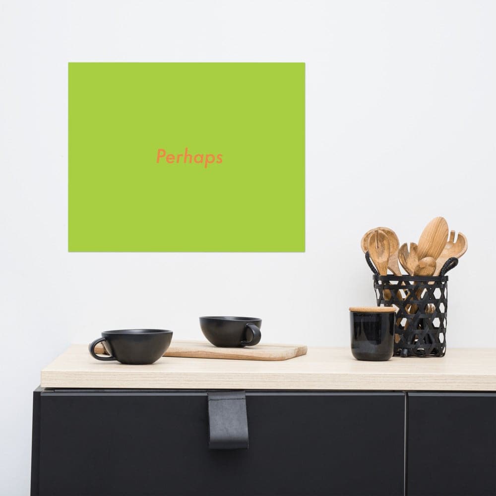Perhaps (1) - Museum - quality Poster, giclée - printed on archival, acid - free paper - Philip Charles Williams