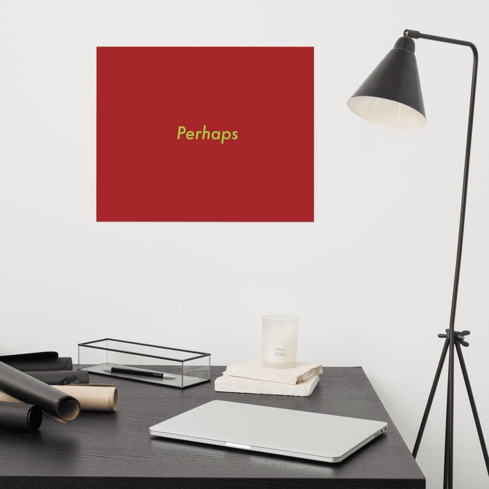 Perhaps (2) - Museum - quality Poster, giclée - printed on archival, acid - free paper - Philip Charles Williams