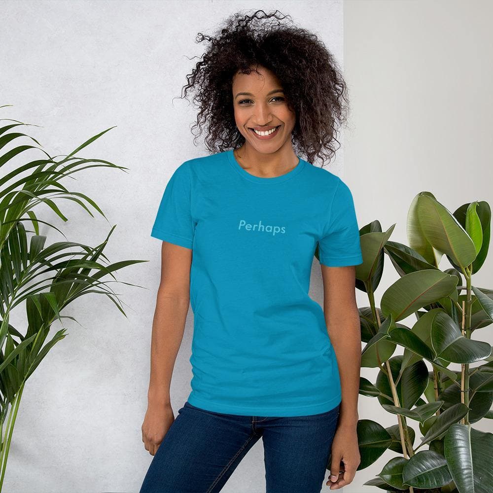 Perhaps (Blue) - Short - Sleeve Unisex T-Shirt - Philip Charles Williams