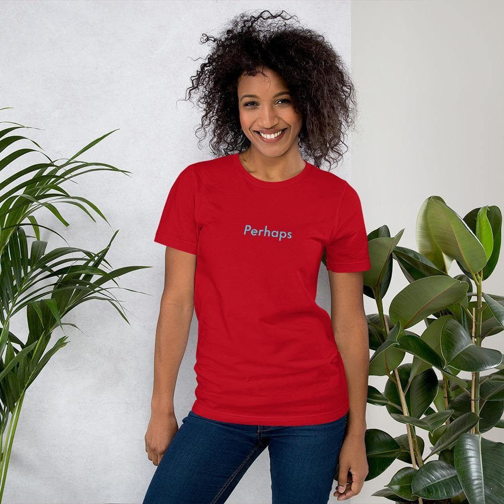 Perhaps (Blue) - Short - Sleeve Unisex T-Shirt - Philip Charles Williams