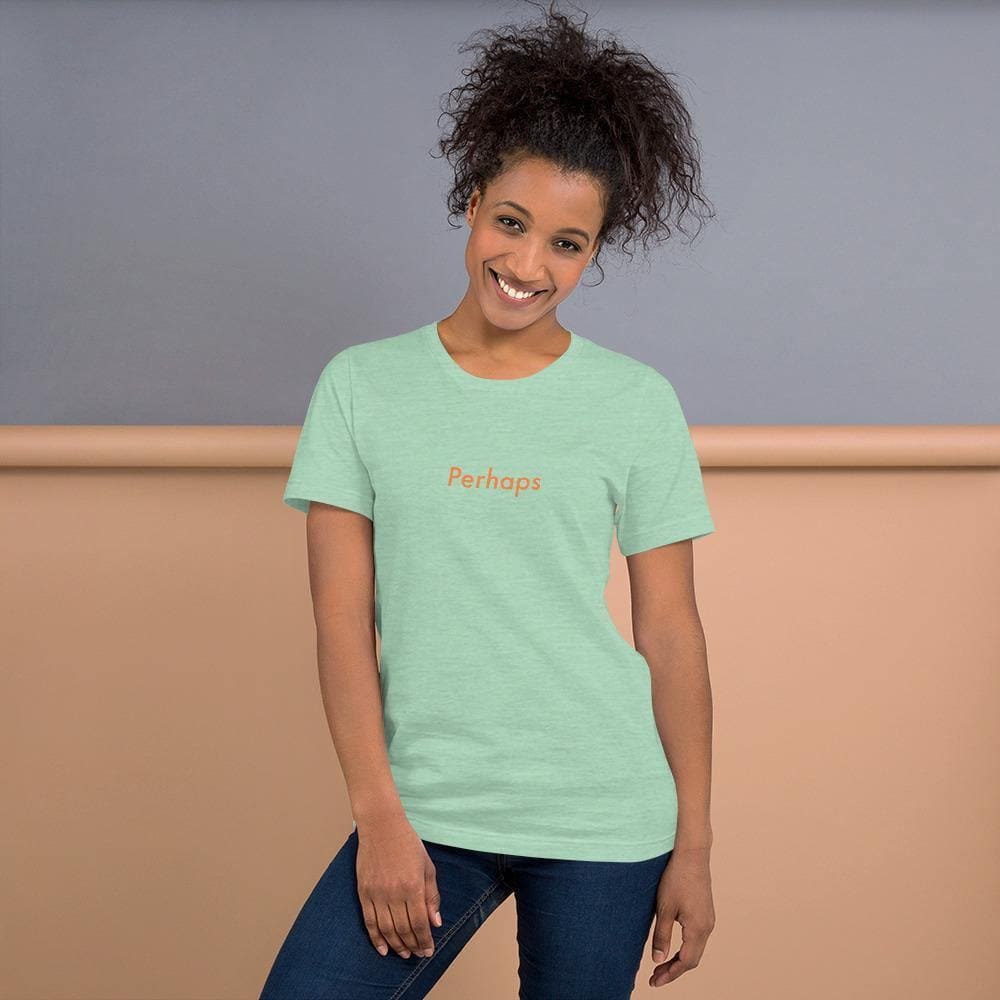 Perhaps (Orange) - Short - Sleeve Unisex T-Shirt - Philip Charles Williams