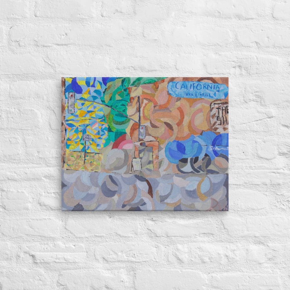 Sunset, Playa Del Rey Canvas (16 x 20 inches) - Philip Charles Williams