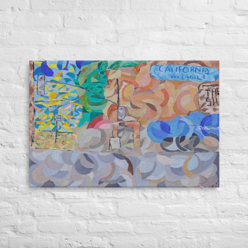 Sunset, Playa Del Rey Canvas (24 x 36 inches) - Philip Charles Williams