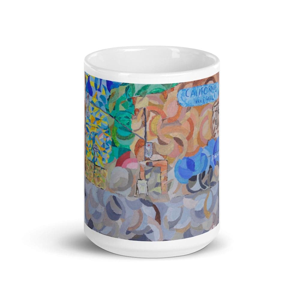 Sunset, Playa Del Rey - white glossy mug - Philip Charles Williams