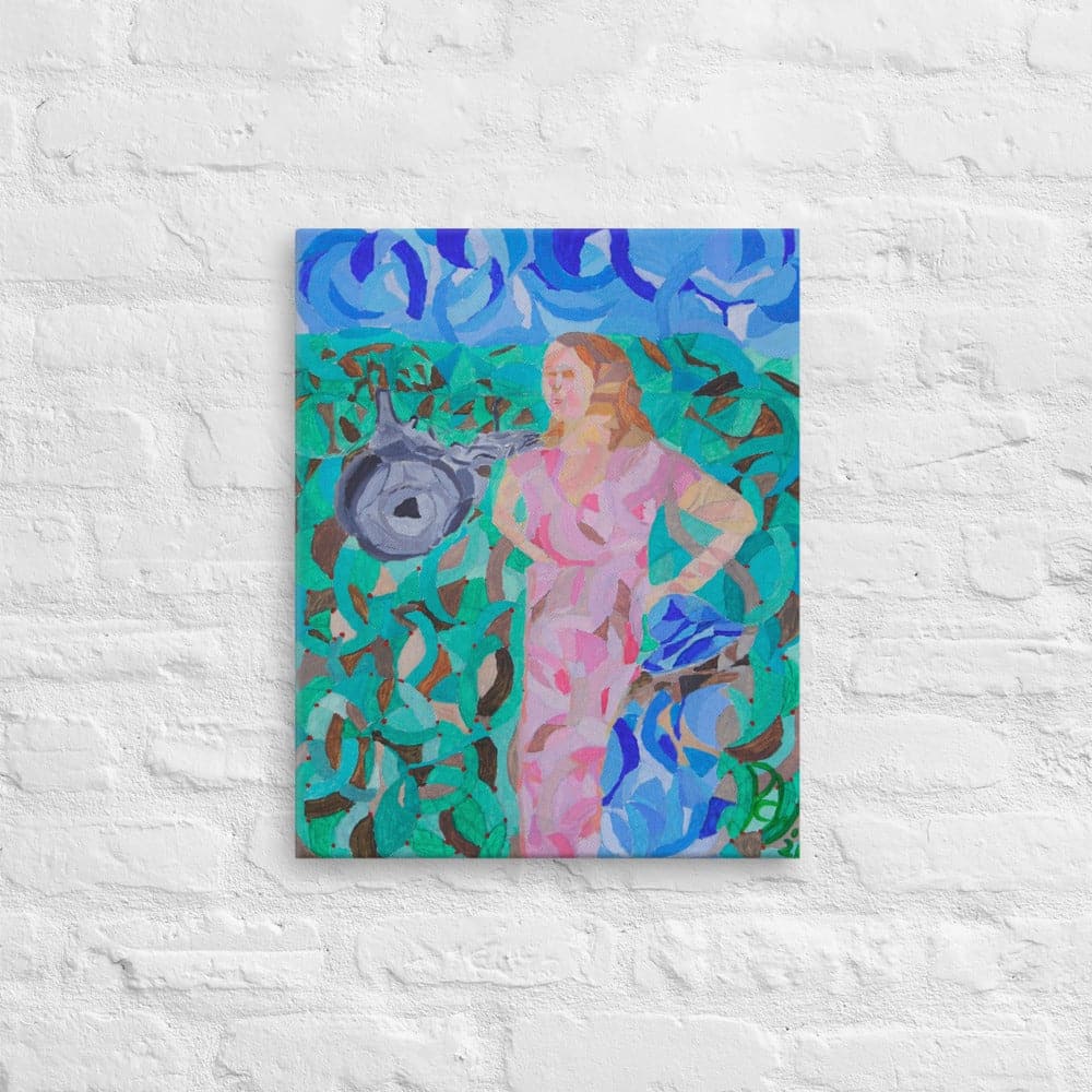 The Strawberry Pickers Canvas (16 x 20 inches) - Philip Charles Williams