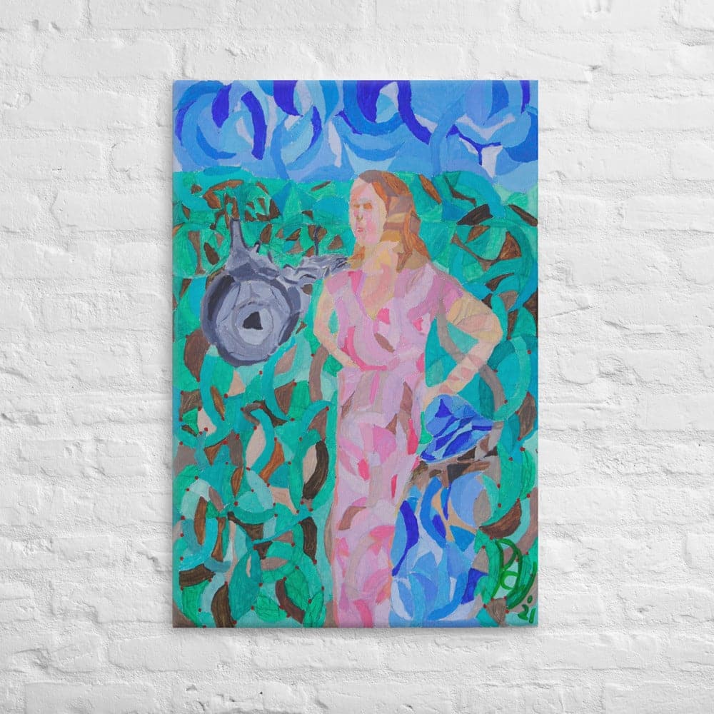 The Strawberry Pickers Canvas (24 x 36 inches) - Philip Charles Williams