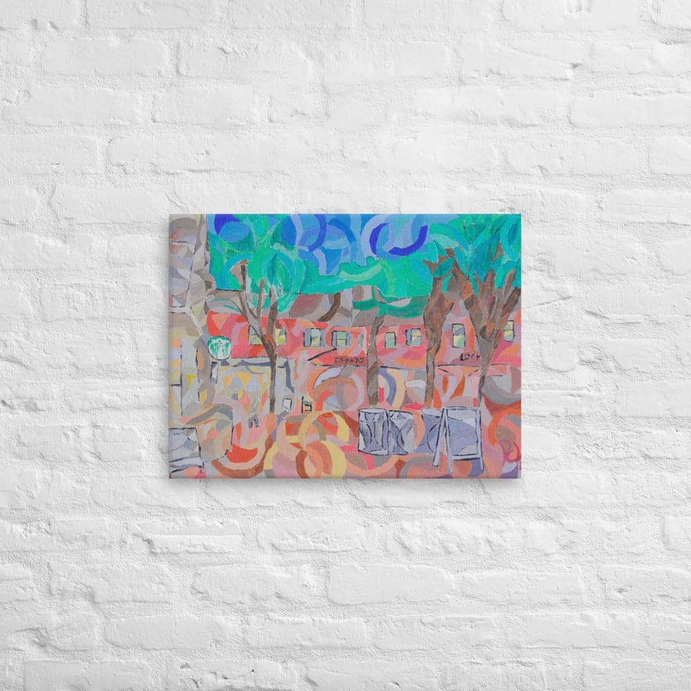 The Village Canvas (18 x 24 inches) - Philip Charles Williams