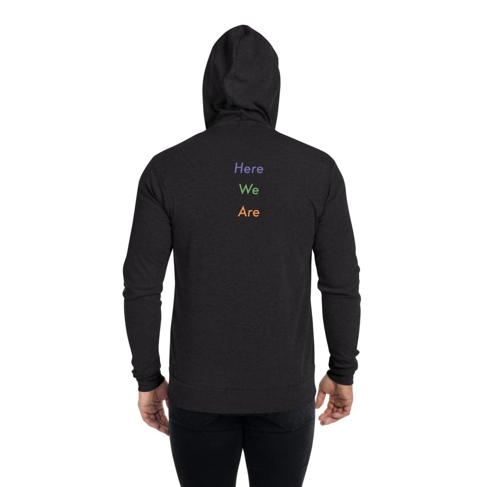 Here We Are (#1) - Unisex zip hoodie